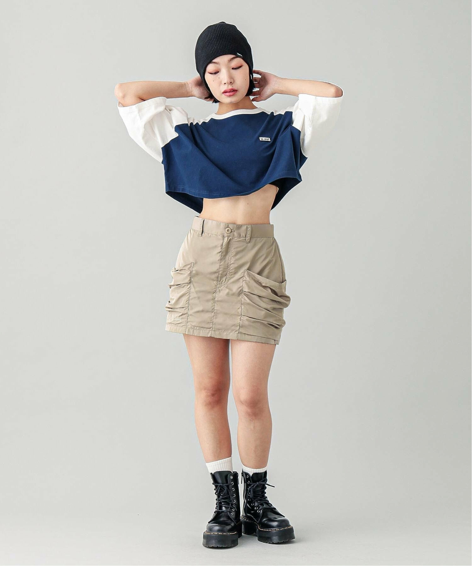 LOOSE POCKET MINI SKIRT スカート X-girl